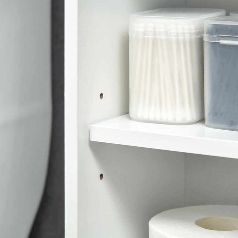 Armoire de rangement au-dessus de la toilette, White