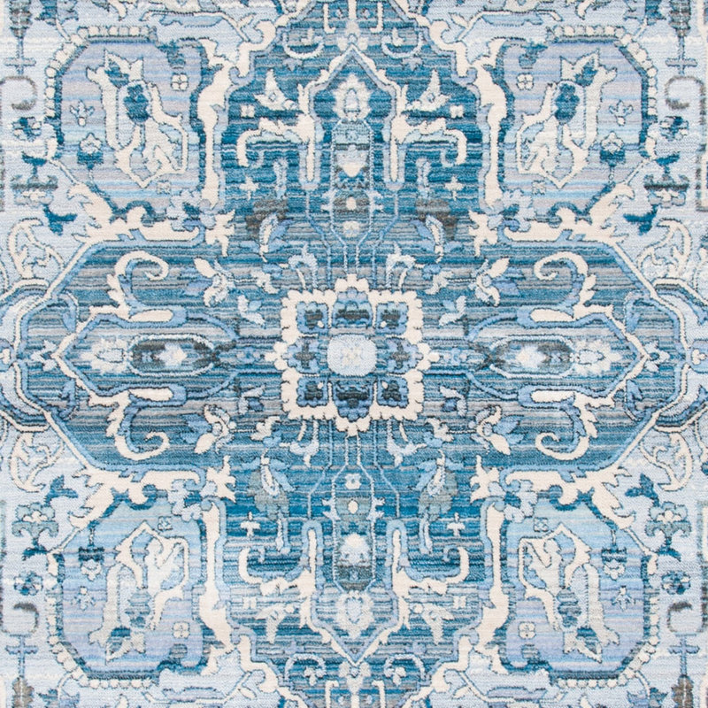 Tapis oriental bleu Pluto, Rectangle 4 pi x 6 pi