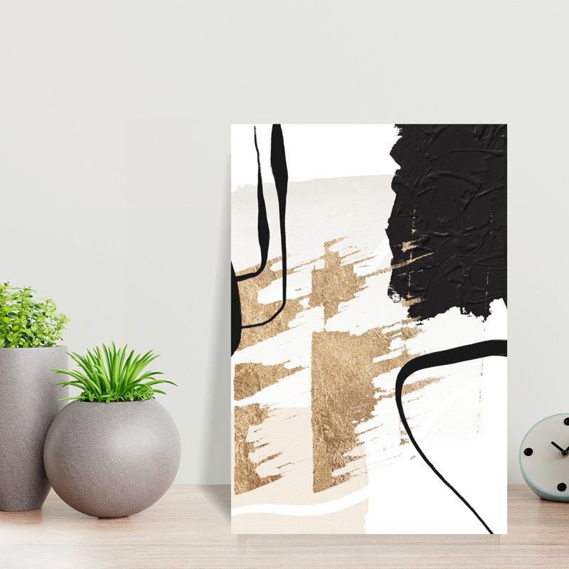 Art contemporain, art contemporain abstrait, H 18 po x l 12 po