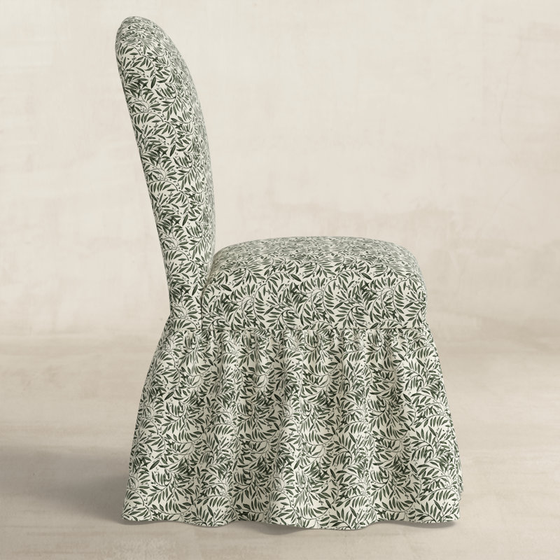 Upholstered Dining Chair, Olive