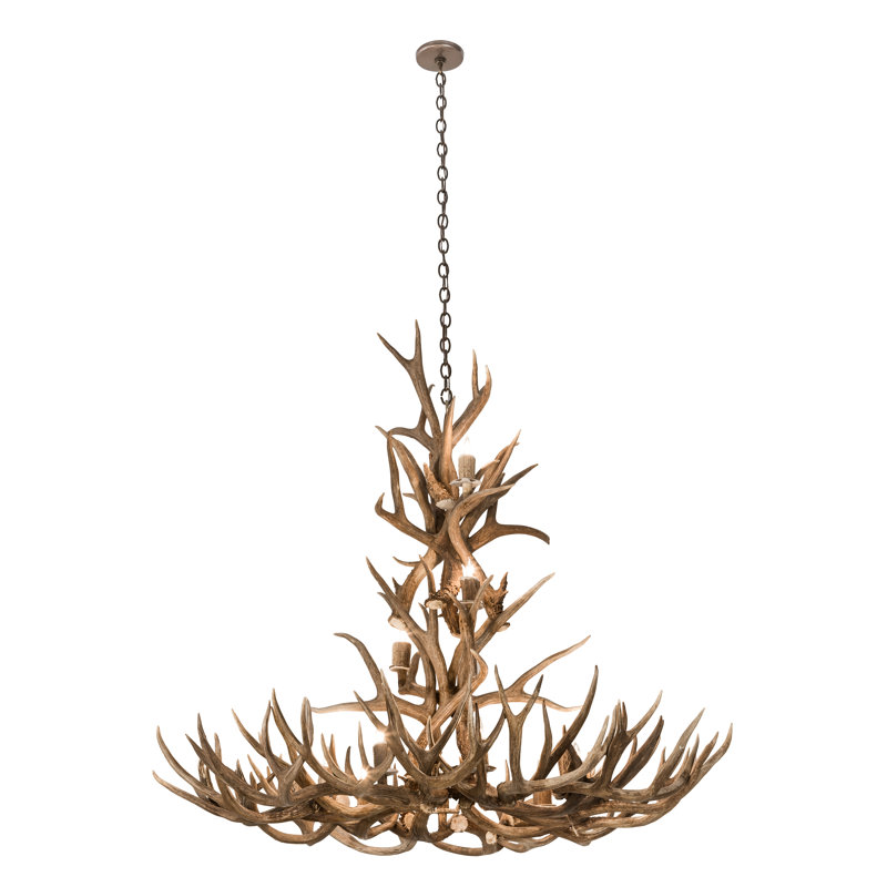 Rustic Lodge 12 - Light Chandelier