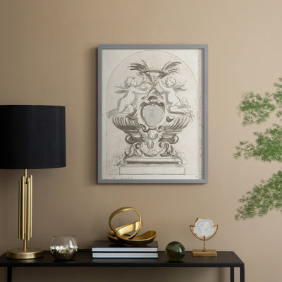 Croquis rétro, reproduction d'art encadrée VII