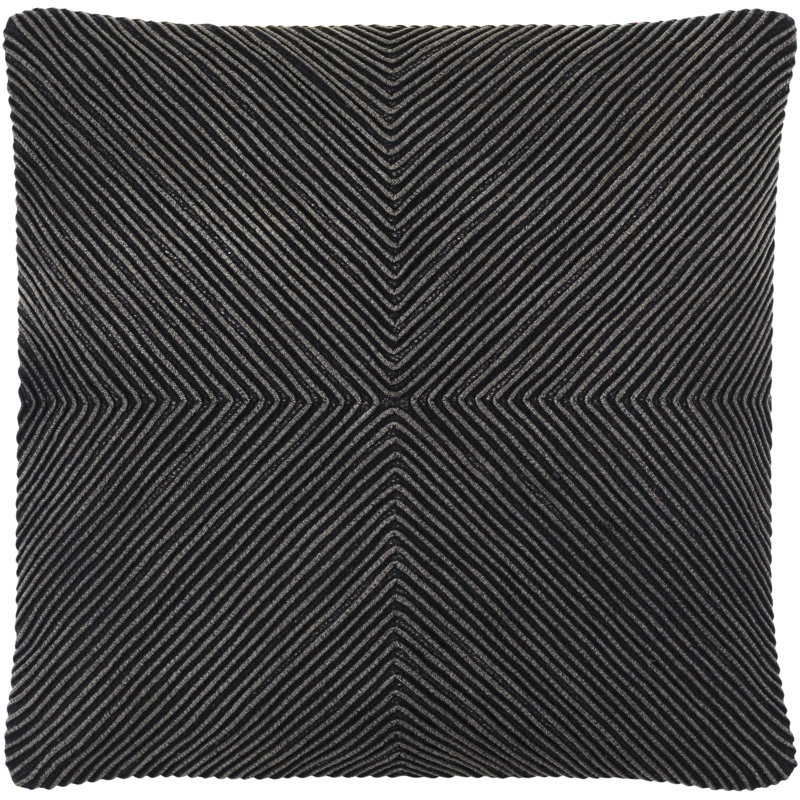 Kohl Geometric Cotton Reversible Pillow Cover, 18"H x 18"W
