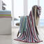 Serviette de plage texturée 100% coton à rayures Gilus-8214124