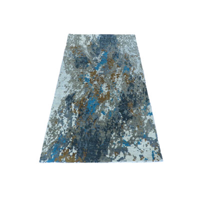One-of-a-Kind 2'11" X 5'2" Wool Area Rug in Gray