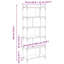 Bookcase Office Tier Book Shelf Rack Storage Cabinet Engineered Wood-889105991