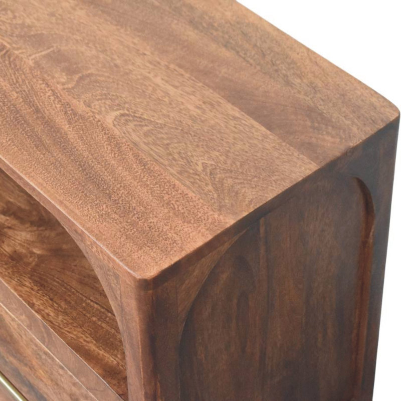 Angeville 110cm Solid Wood Console Table