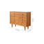 Armoire de rangement moderne en bois de cerisier simple