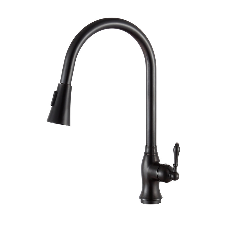 ANZZI Rodeo Series Pull Out Kitchen Faucet, Oil Rubbed Bronze
