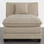Chaise longue modulaire rembourrée sans accoudoirs avec coussins profonds Stovall-1649551673