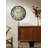 Round Plastic Wall Clock 16 Inches - Black