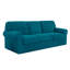 3 Seater Stretch Separate Box Cushion Sofa Slipcover-1641975812
