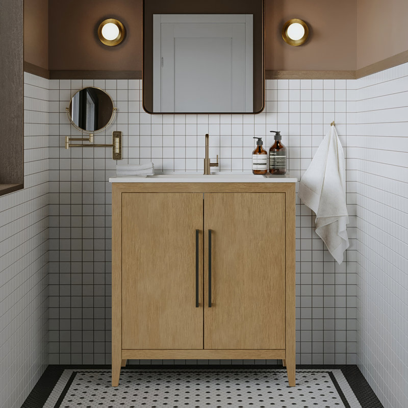 Thin Alsup 30"W x 14"D Single Sink