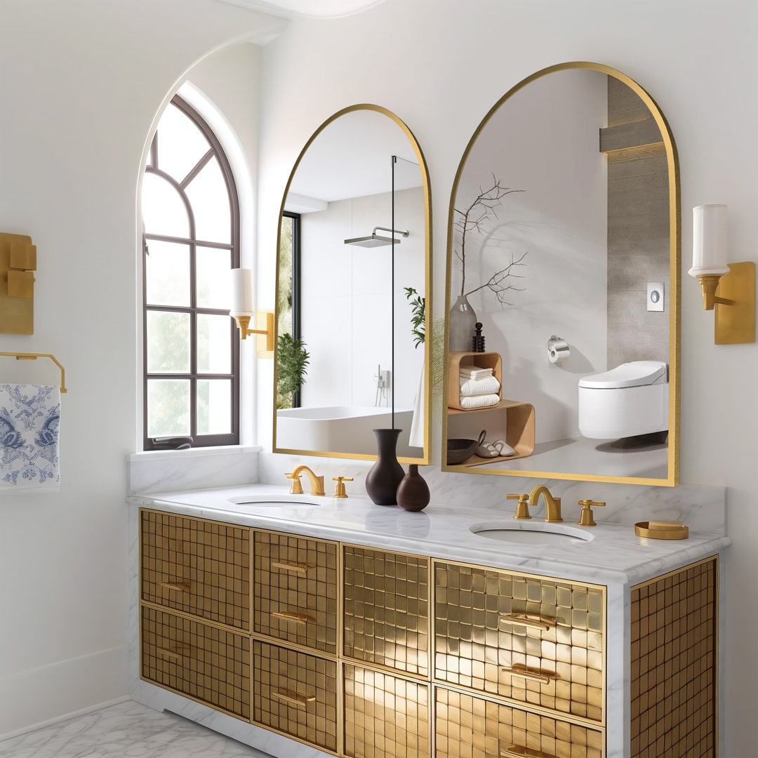 Margulies Metal Arch Mirror (Set of 2) Mercer41