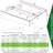 Door Window Awning Canopy Da5934w - 0.137" Thick Polycarbonate & Aluminum Outdoor Use 59"x34" Alloy Protected Exterior