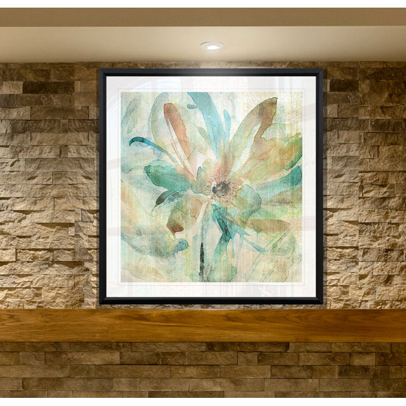 « vif spring », impression sur toile, H 26,5 po x l 26,5 po x P 1,5 po, Cadre plastique noir