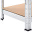 Alyose 100cm W Steel Shelving Unit-1047721082