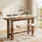 63" Solid Wood Counter Height Bar Table with Heavy-Duty Legs, Tall Dining Table for Kitchen & Home Bar-166817553