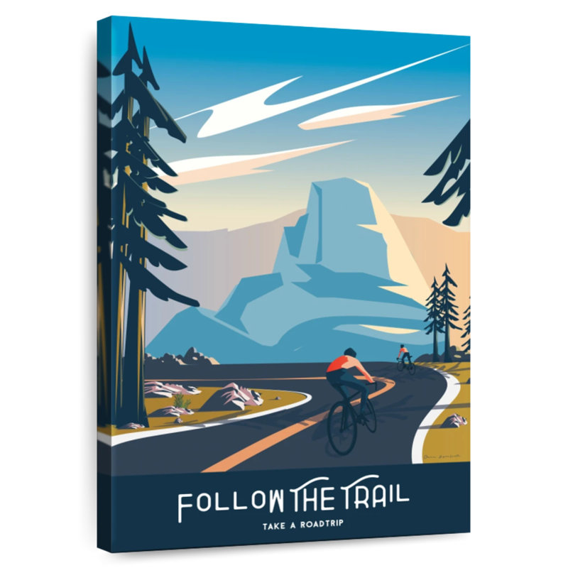 Tergel Follow The Trail, 45" H x 30" W