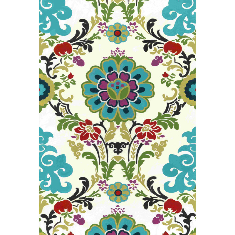 Jewel-Tone Damask VI, H 18 po x l 12 po