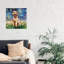 Goldendoodle Night 1 Piece Painting on Canvas-1621532922-1631333965