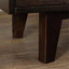Commode en bois massif peinte par pulvérisation - Buffet rétro avec poignées rondes et support à barre transversale | Rangement multifonctionnel pour la salle à manger, le salon ou la cuisine