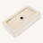 White Ceramic Rectangular Vessel Bathroom Sink-102314123