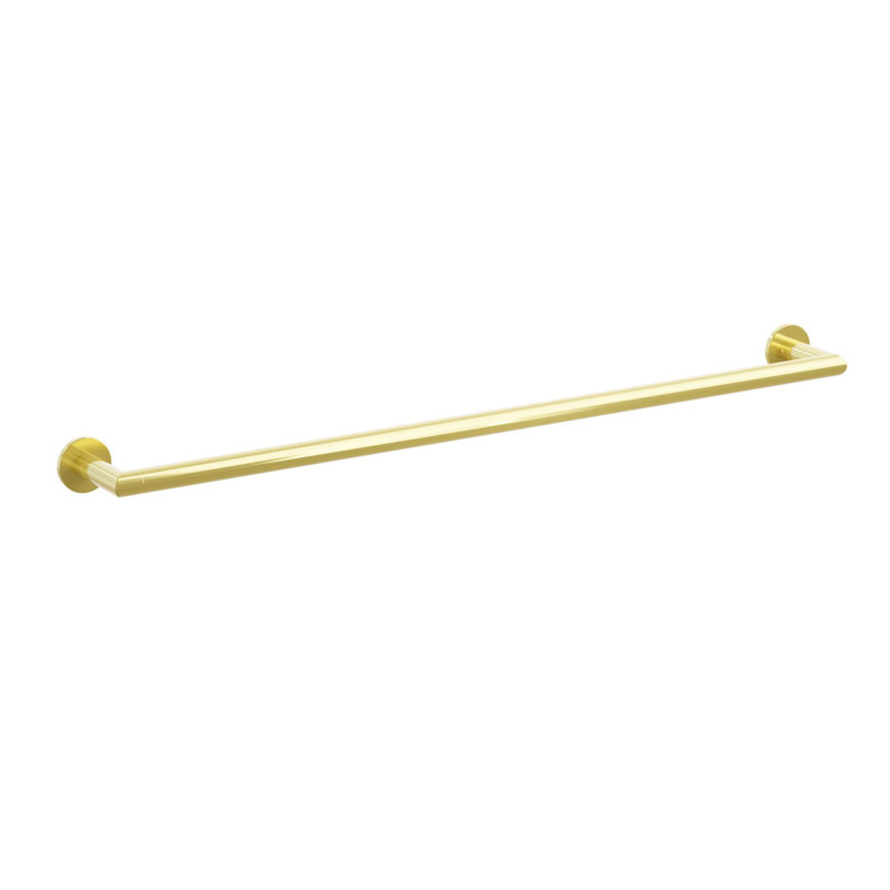 Porte-serviettes Emtek Modern Tubular Brass, H 2 po x l 32 po x P 3,25 po, Laiton non laqué