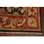 Tapis oriental floral Agra noué à la main 8 x 11
