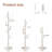 Casimir Cactus Solid Wood Coat Rack-817048376