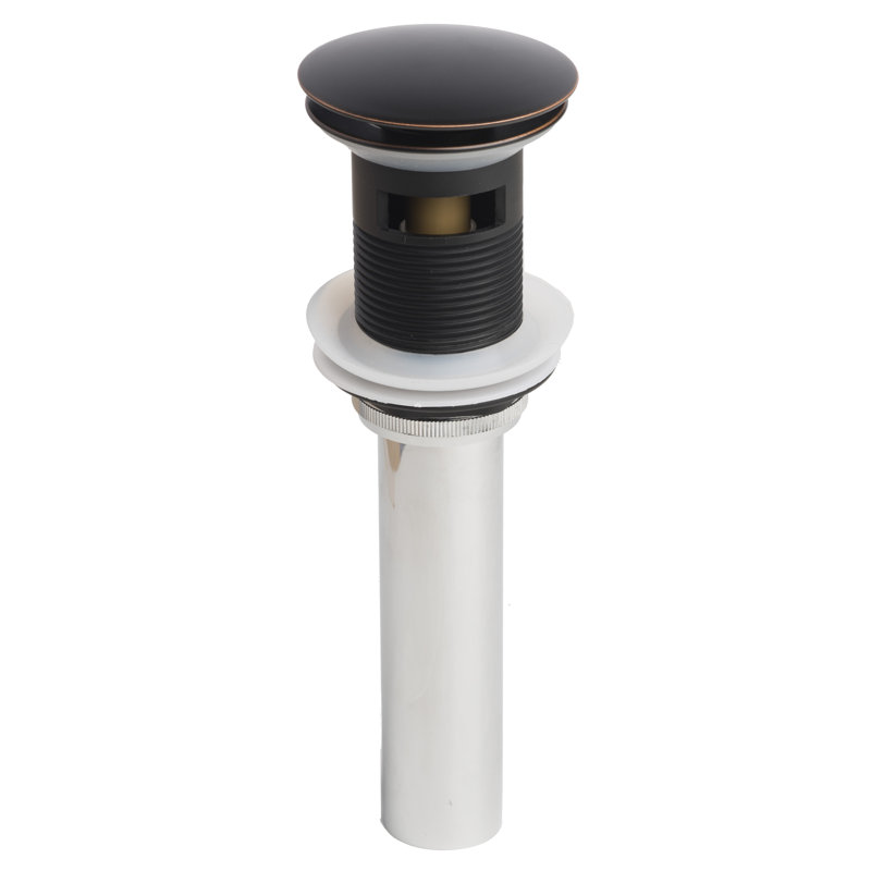 Widespread 2-handle Bathroom Faucet with Drain Assembly, Oil Rubbed Bronze