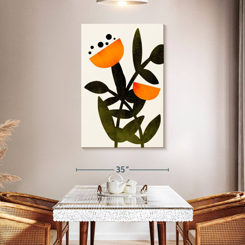 Harnek, une fleur appelée Polly, H 48 po x l 32 po