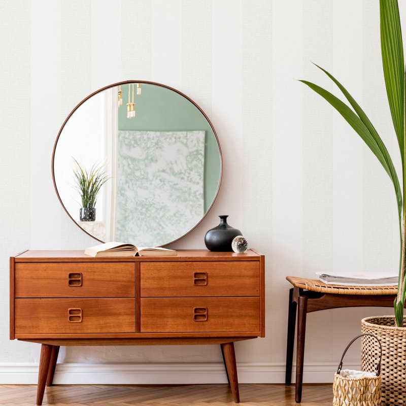Superfresco Paintable Stripe White Textured Wallpaper