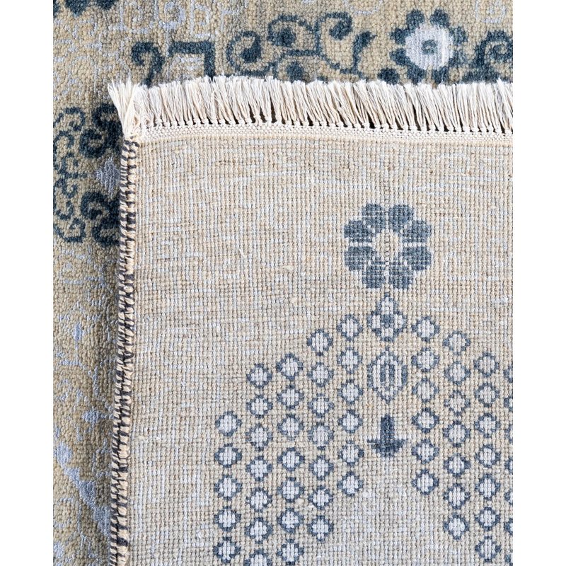 Overdyed One-of-a-Kind 8' 1" X 10' 2" Hand Knotted Area Rug