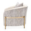 Ensemble de fauteuil demi-tonneau et table de bout Lisbon