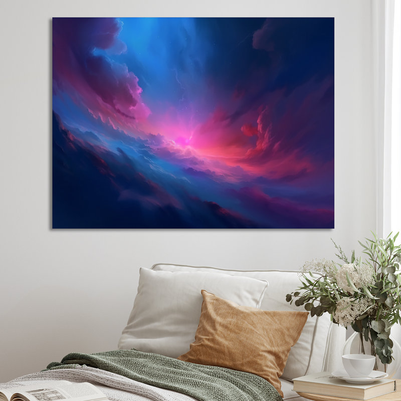 «Dramatic Sky», reproduction sur toile, H 30 po x l 40 po x P 1,5 po, Toile tendue