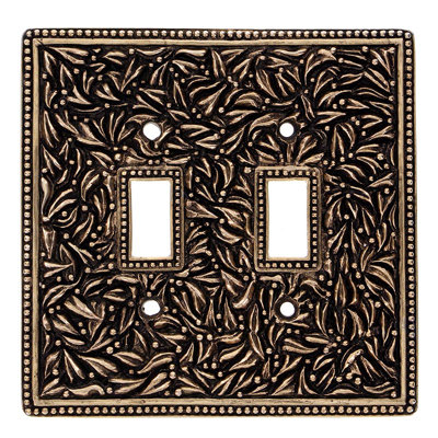San Michele Patterned 2 - Gang Toggle Light Switch Wall Plate