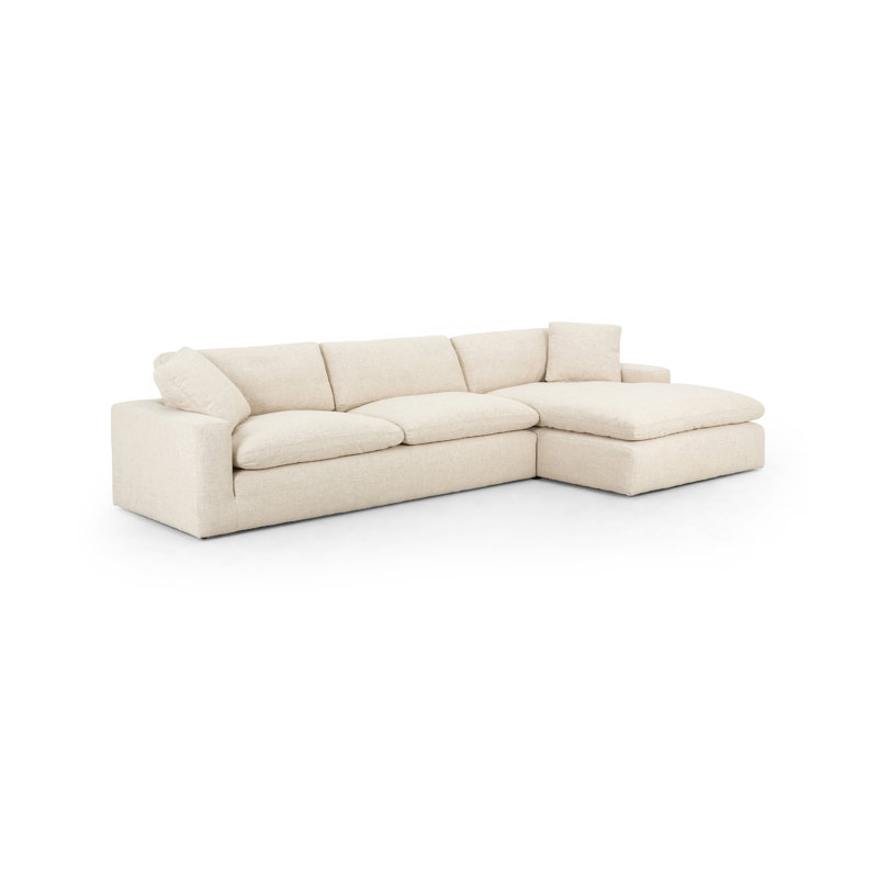 Plume Chaise Sectional, Right Hand Facing