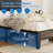Upholstered Bed Frame with Headboard Platform Bed Frame-880046118-880046110