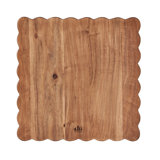 Scalloped Square Cutting Board - 12"W