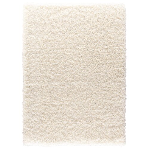 17 Stories Solid Colour Machine Woven Cream Area Rug & Reviews ...