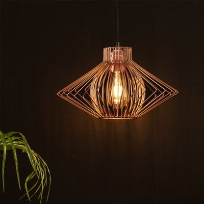 Sinat 22cm H Metal Novelty Pendant Shade ( Spider ) in Copper