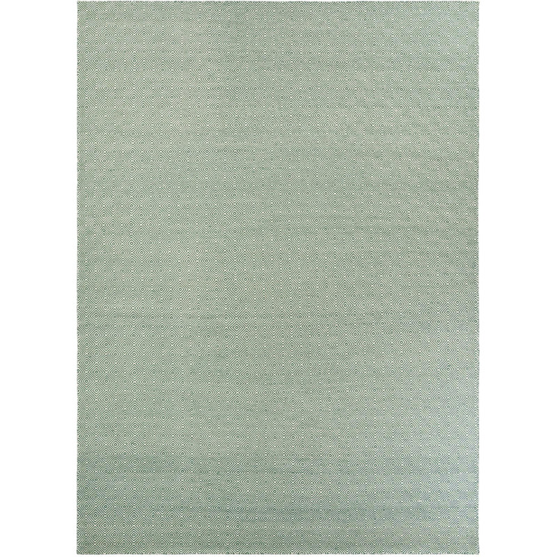 Tapis contemporain Contemporary vert, Rectangle 10 pi x 14 pi 1 po