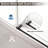 49"-54" W x 72" H Single Sliding Frameless Shower Door with 1/4" (6mm) Clear Tempered Glass-123281471