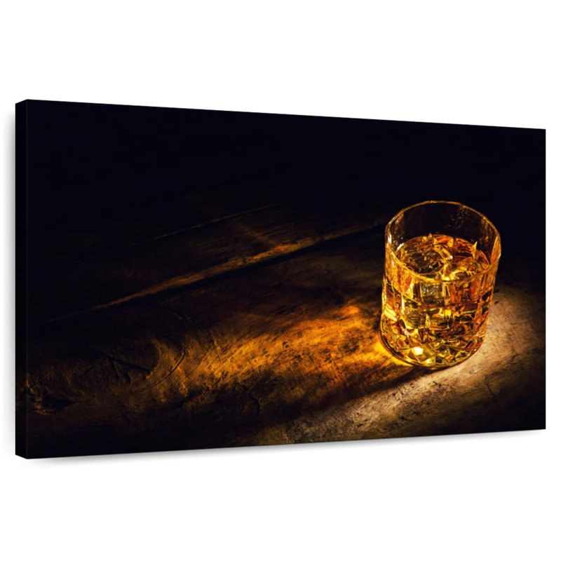 Yarlin Golden Whisky, H 30 po x l 45 po