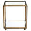 Florabella Glass End Table