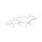 Fox Sculpture, Gel Coat White