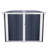 Bicycle Outdoor Steel Storage Shed ,Stores 4 Bikes
