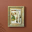 Cadre photo mural 3 pièces 8 "x 10" doré antique pour présentation de photos de mariage-130594575-130594577