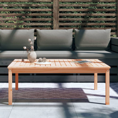 Stefon Rectangular Pine Outdoor Coffee Table , cm W cm D